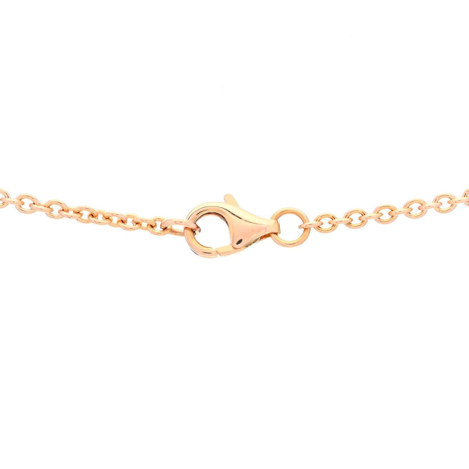 Cartier 18K Pink Gold Interlocking LOVE Necklace 4 of 5
