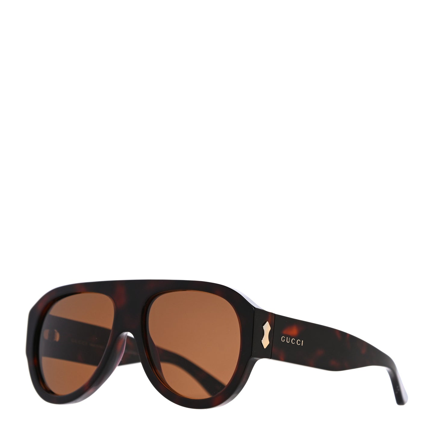 Acetate Aviator Sunglasses GG0668S Havana