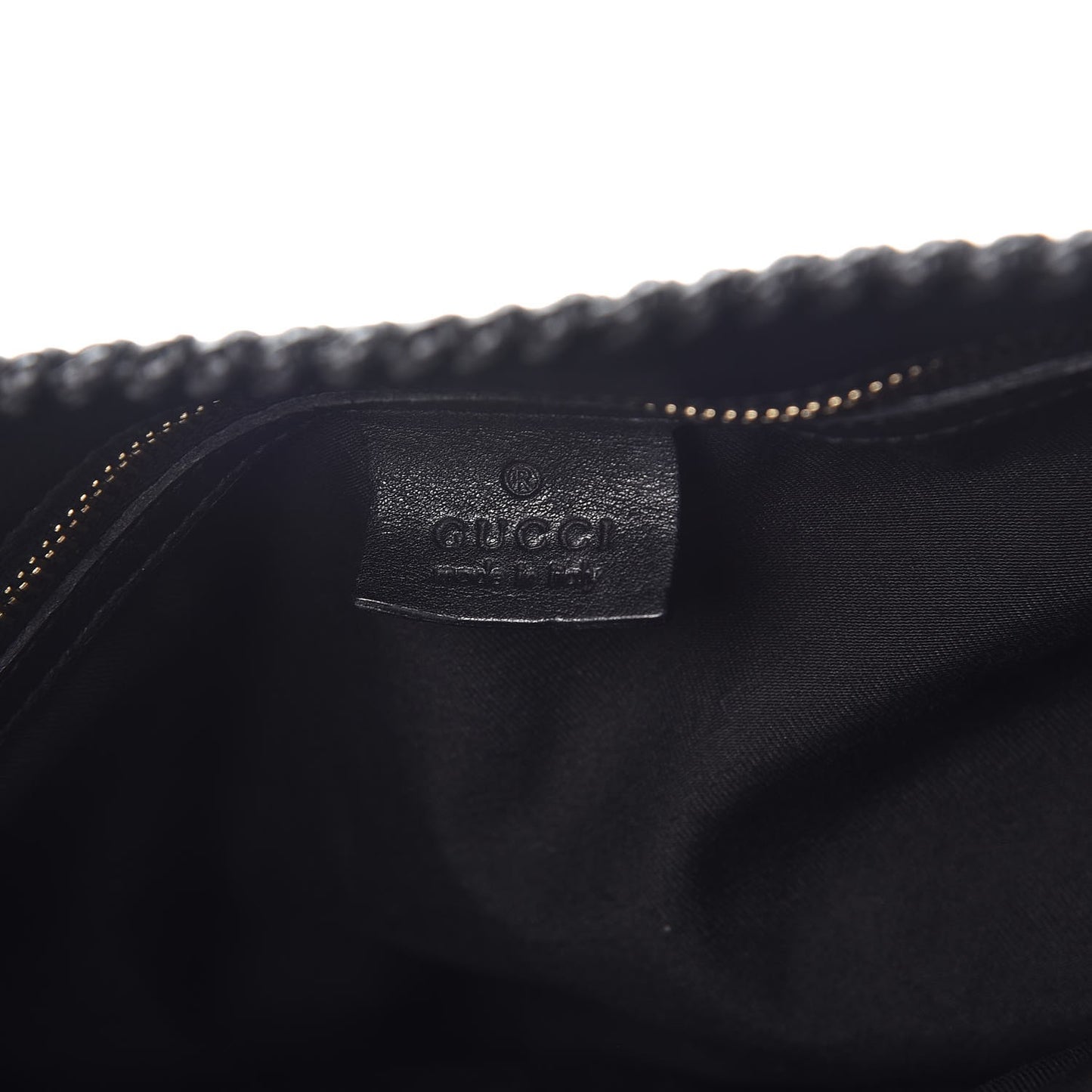 Calfskin Large Horsebit Chain Hobo Black