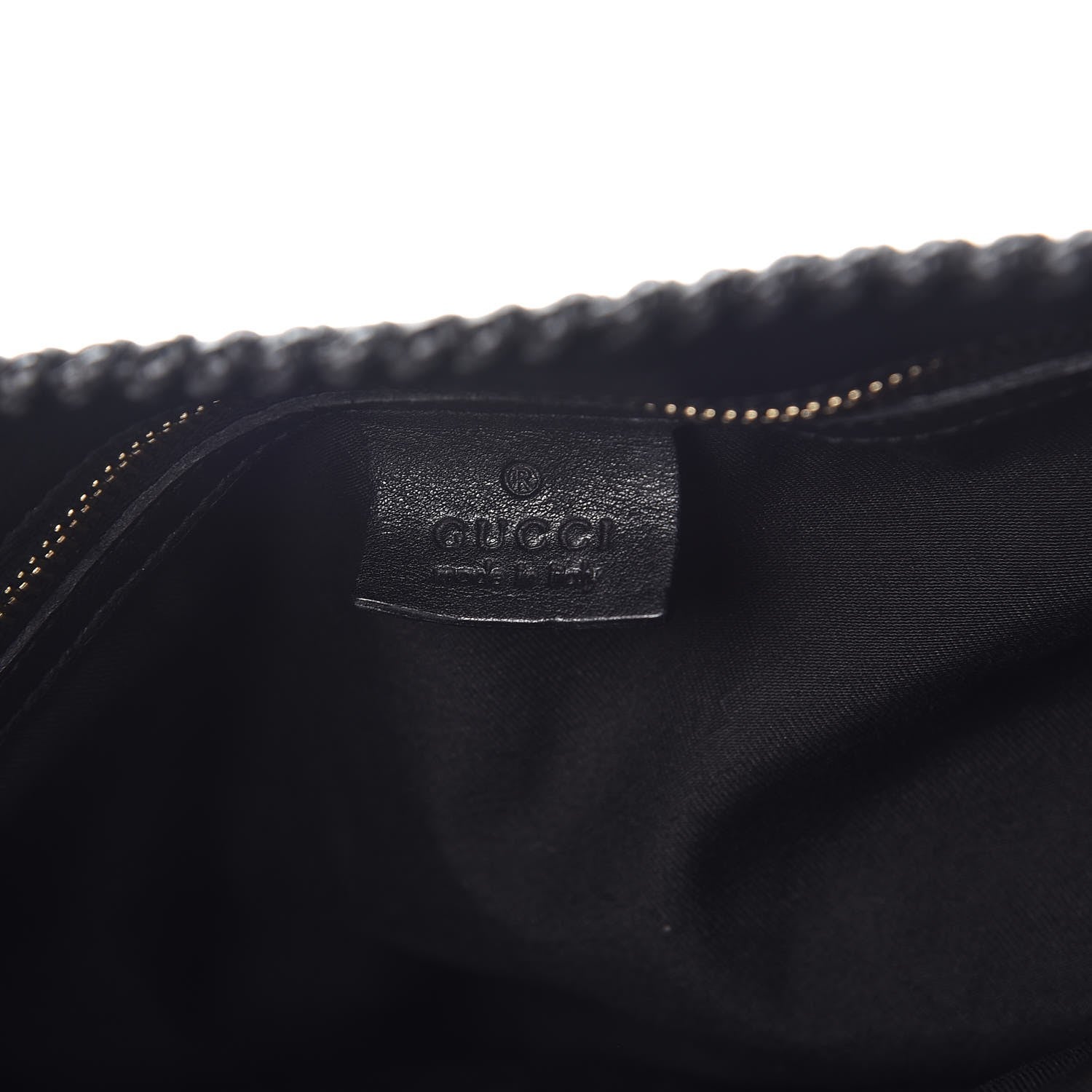 Gucci Calfskin Large Horsebit Chain Hobo Black 6 of 7