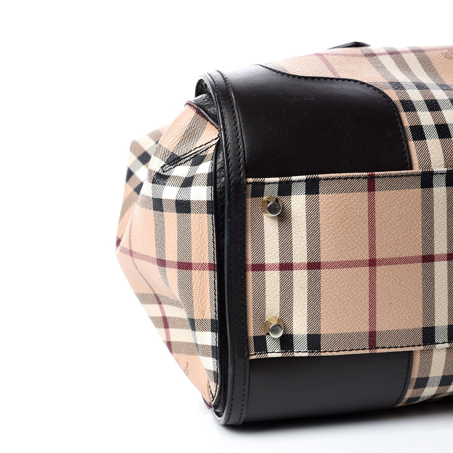 Burberry Haymarket Check Small Gladstone Chocolate 6 of 17