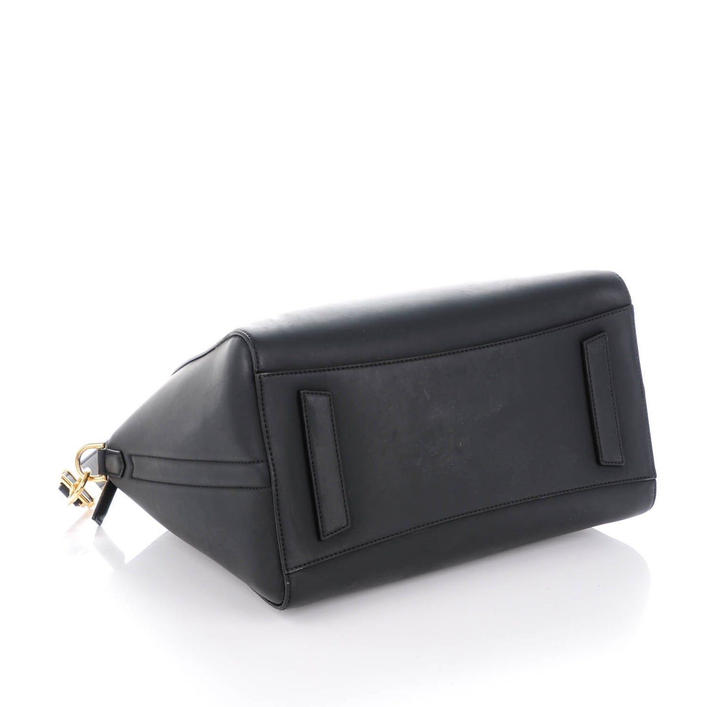 Rubber Effect Calfskin Medium Antigona Black