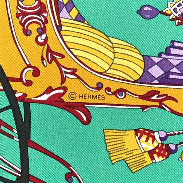 Silk Coupe De Gala Pocket Square Menthol Jaune Bordeaux