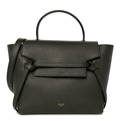 Celine Grained Calfskin Micro Belt Bag Khaki 1 of 11