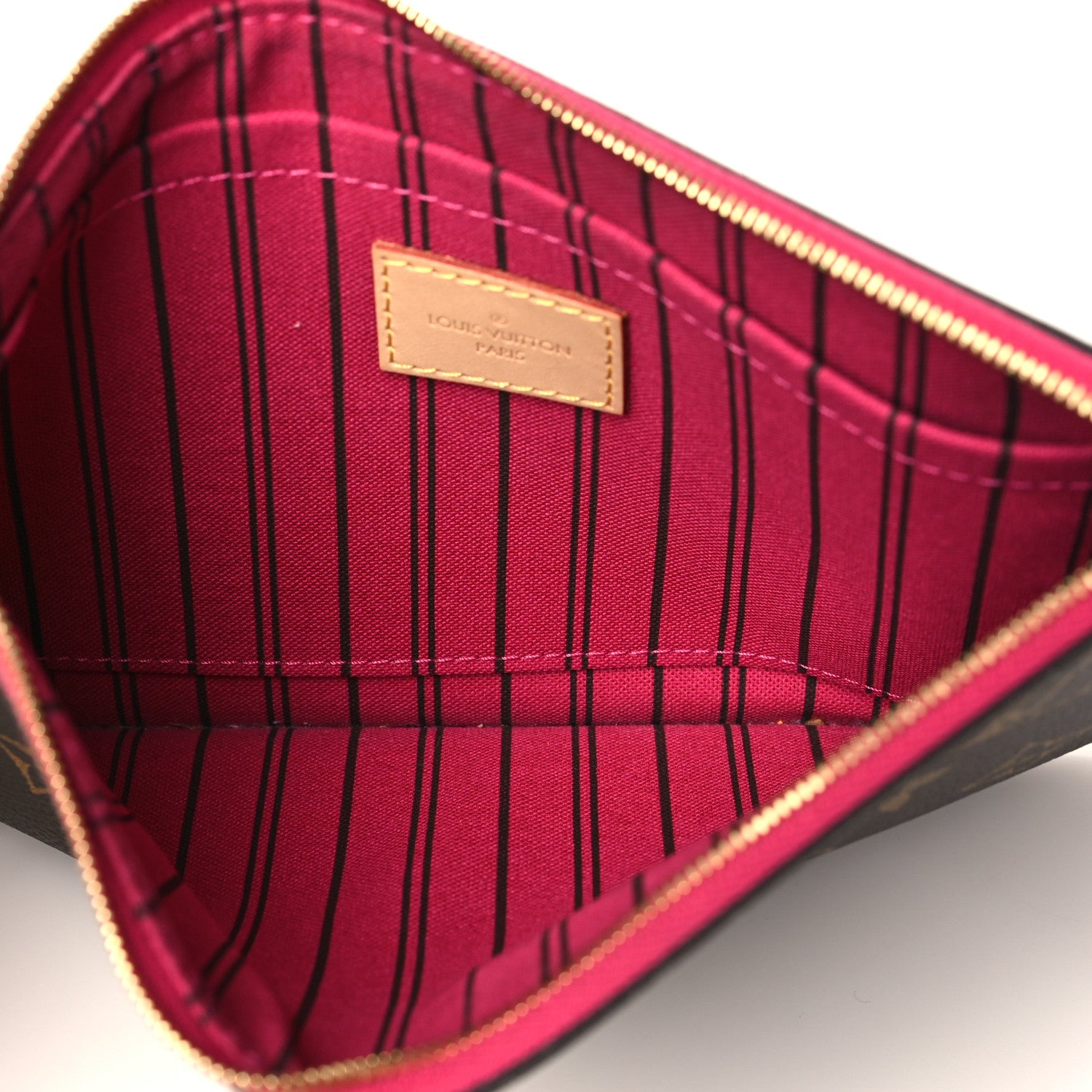 Louis Vuitton Monogram Neverfull MM GM Pochette Pivoine 5 of 7