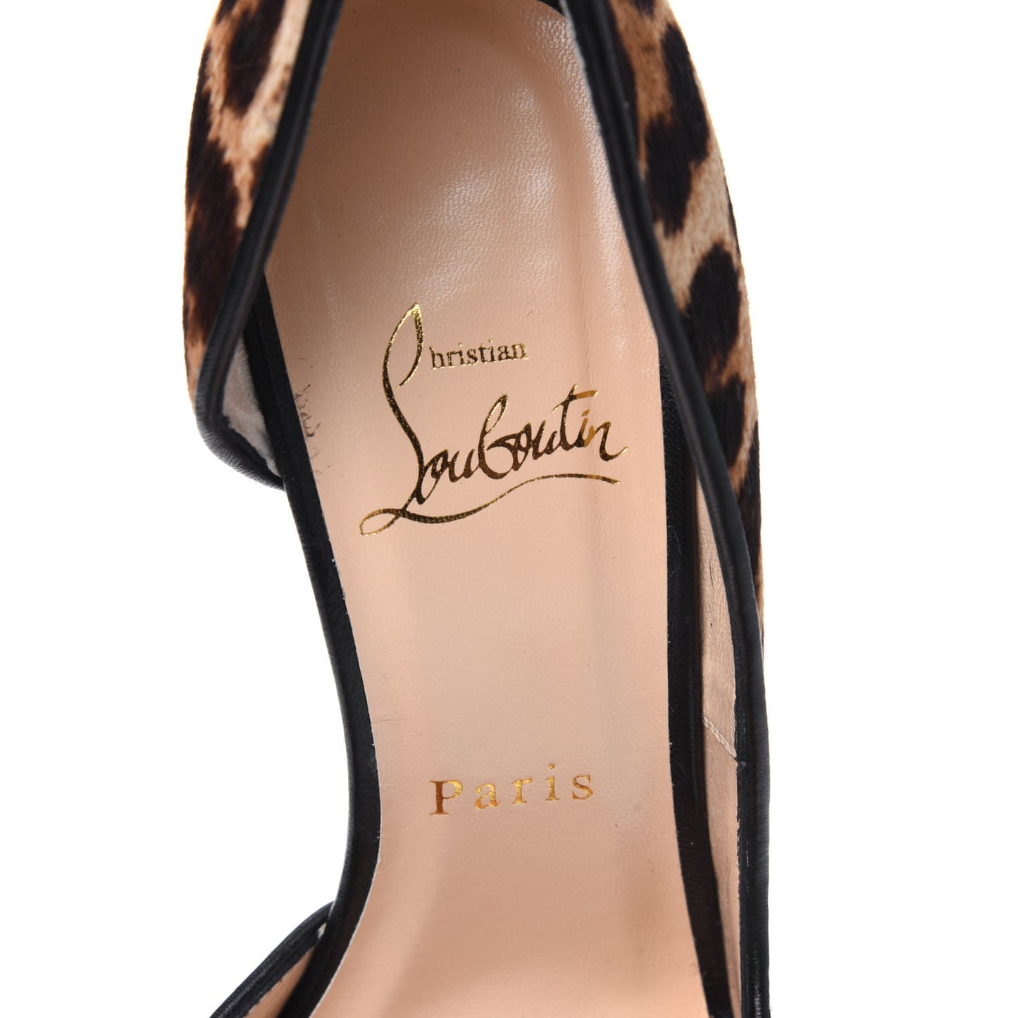 Pony Hair Leopard Iriza 100 Pumps 37.5 Brown