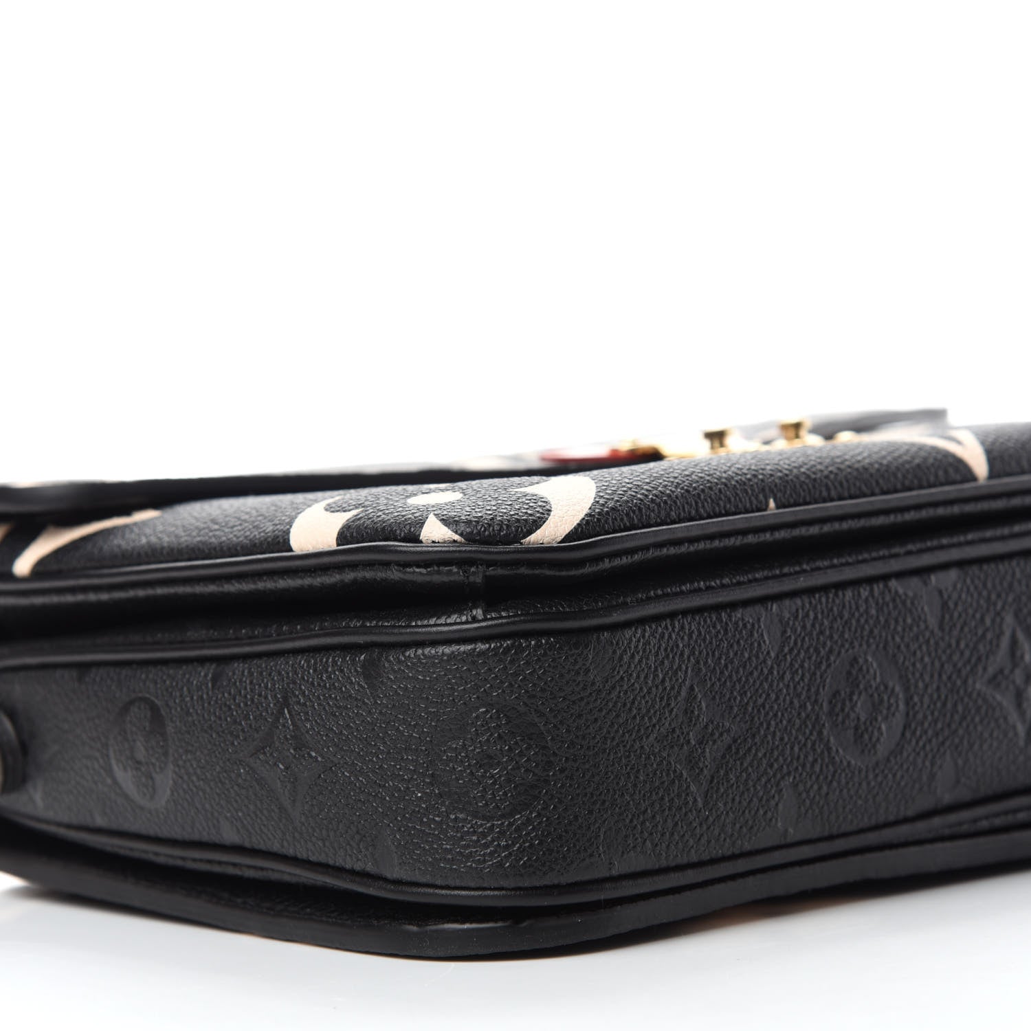 Louis Vuitton Empreinte Monogram Giant Crafty Pochette Metis Black Creme 6 of 10