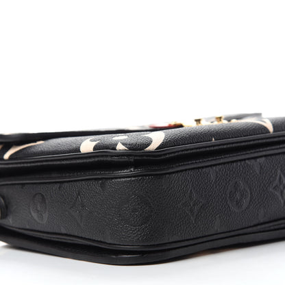 Louis Vuitton Empreinte Monogram Giant Crafty Pochette Metis Black Creme 6 of 10