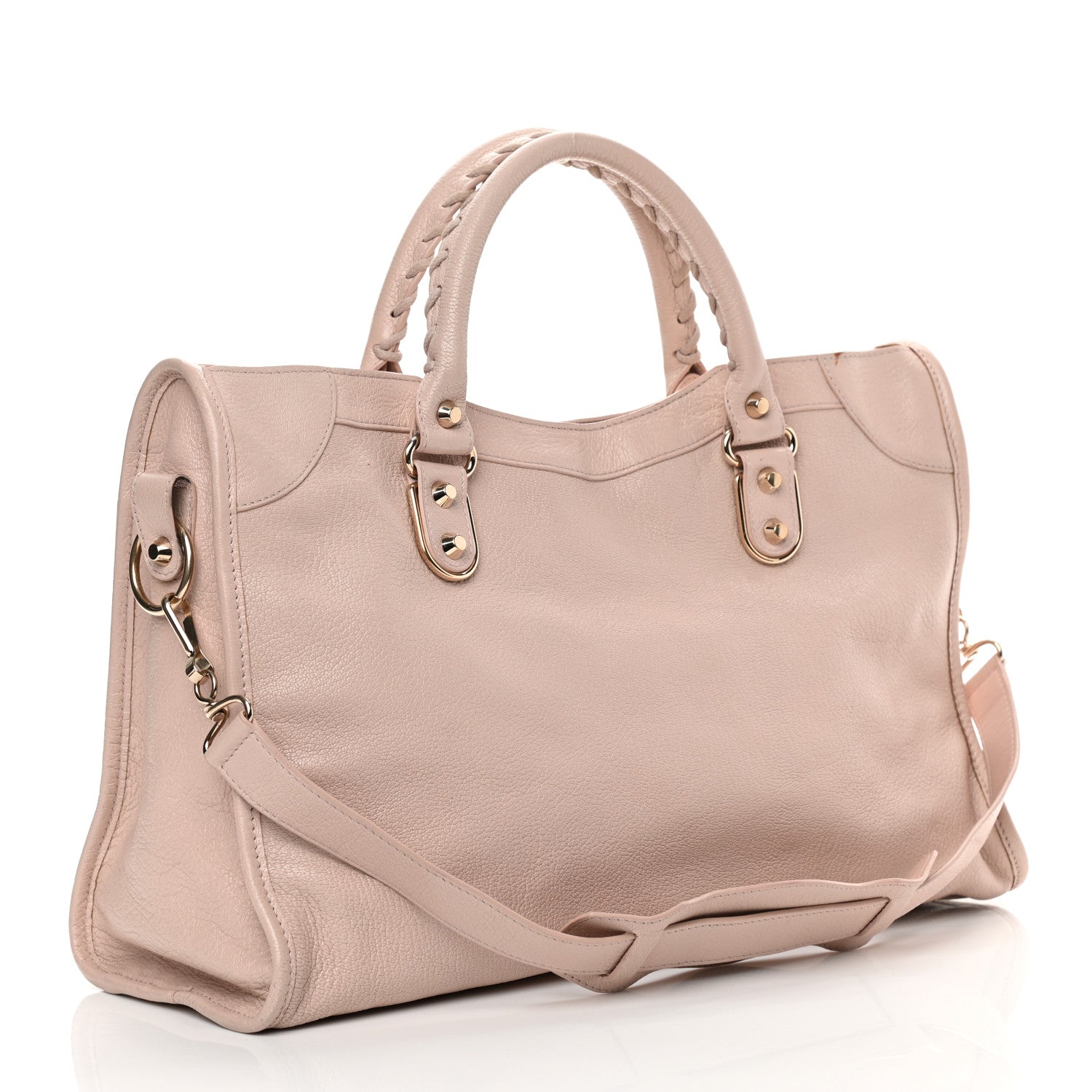 Balenciaga Chevre Gold Metallic Edge Hardware City Rose Aubepine Bois de Rose 3 of 16