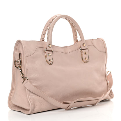 Balenciaga Chevre Gold Metallic Edge Hardware City Rose Aubepine Bois de Rose 3 of 16
