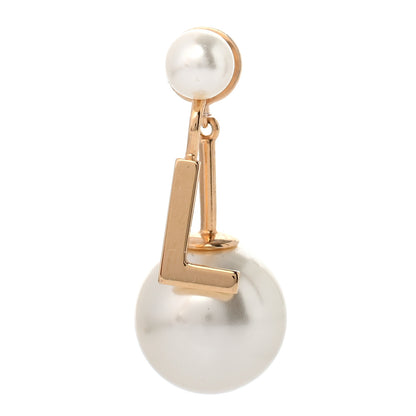 Christian Dior Pearl My ABCDior L Tribale Earring Gold 1 of 4