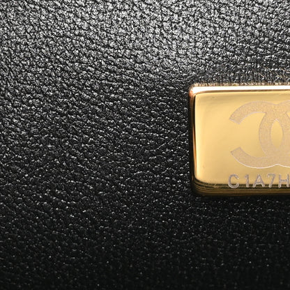 Chanel Aged Calfskin Chevron Quilted 2.55 Reissue Mini Flap Black 7 of 10