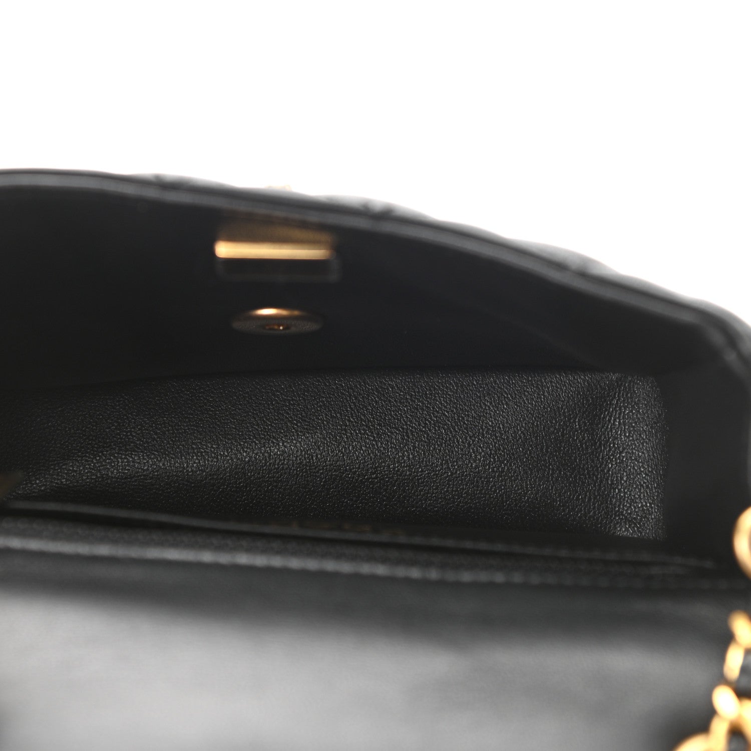 Chanel Lambskin Enamel Quilted Mini Coco Hearts Square Flap Black 5 of 10