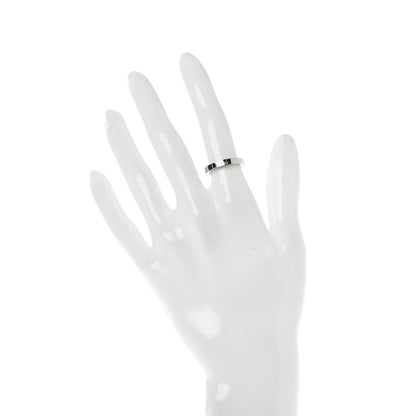 Cartier 18K White Gold Lanieres Ring 48 4.5 2 of 4