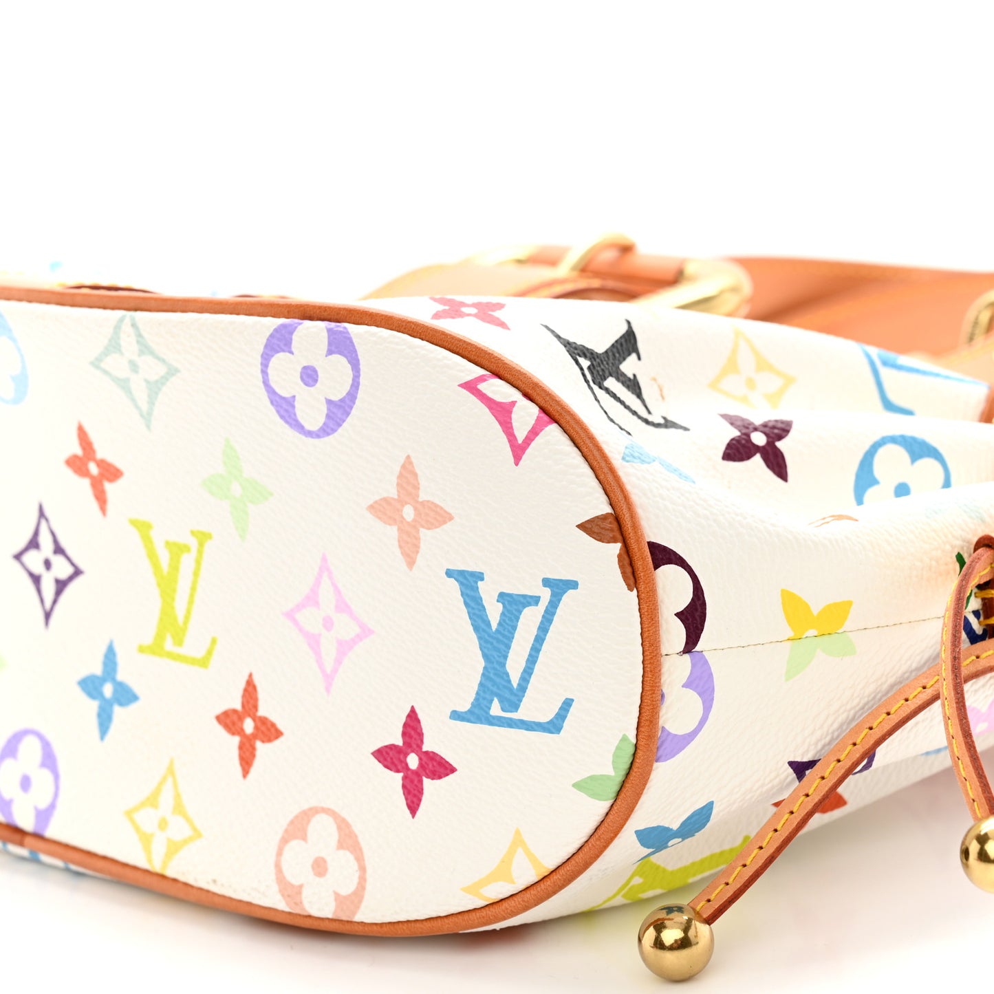 Monogram Multicolor Theda GM White