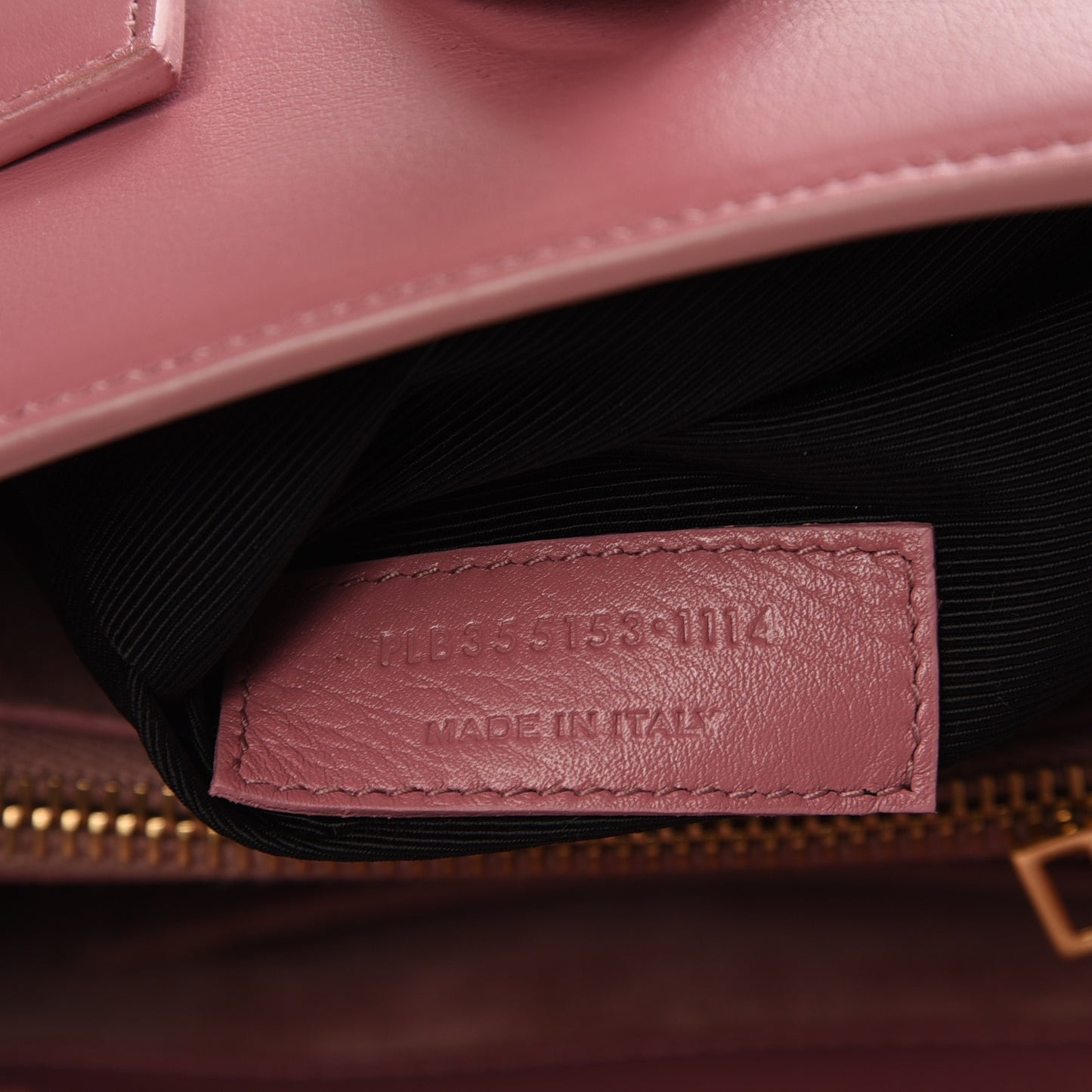 Calfskin Small Sac De Jour Dark Rose