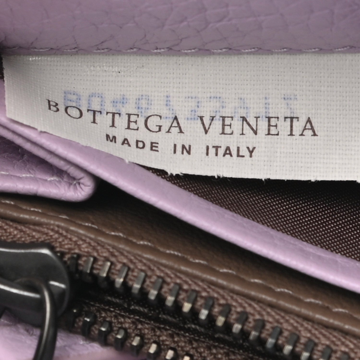 Bottega Veneta Nappa Intrecciato Zip Around Wallet Lilac 7 of 10