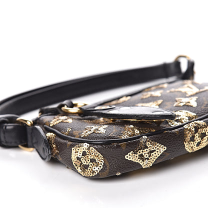 Louis Vuitton Monogram Sequins Eclipse Pochette Gold 7 of 20