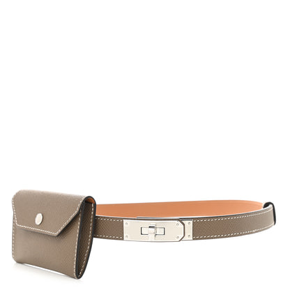 Hermes Epsom Kelly Pocket Belt Etoupe 1 of 6
