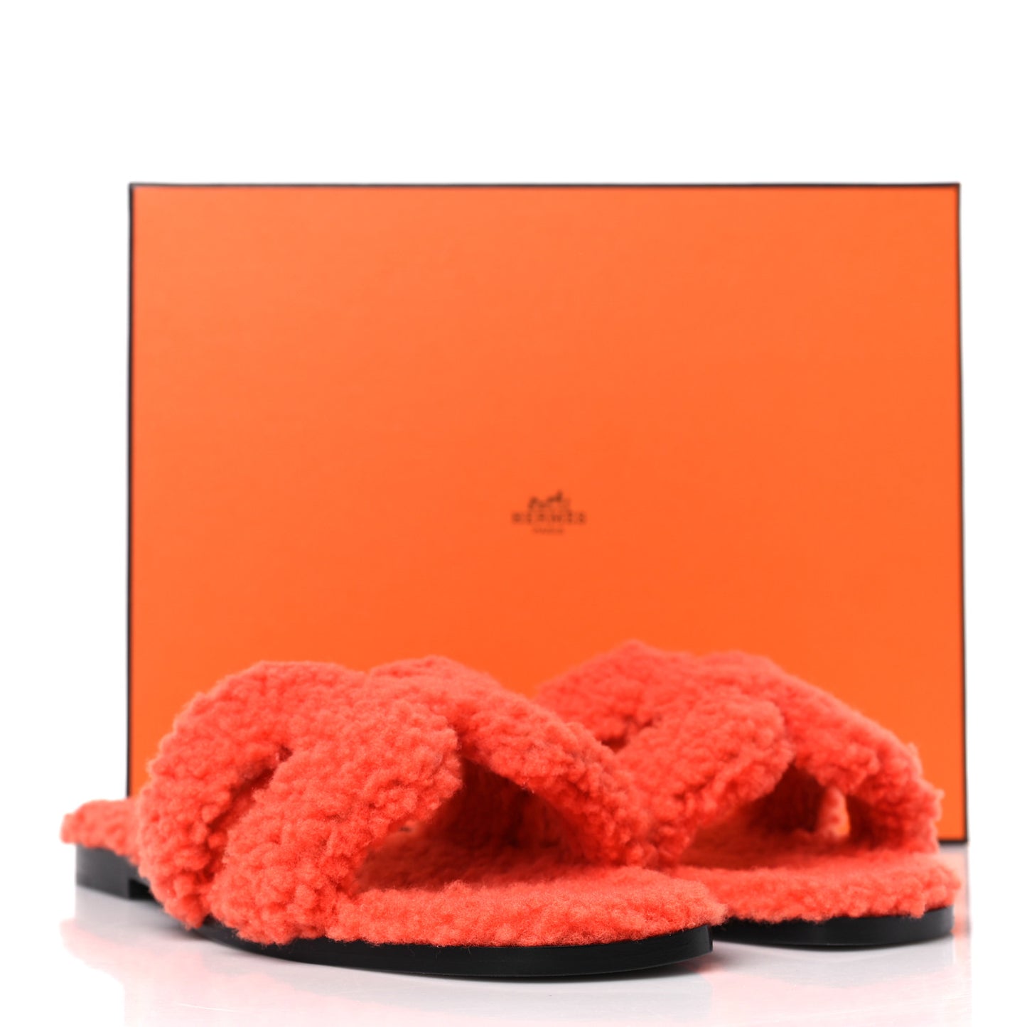 Woolskin Oran Sandals 40.5 Orange