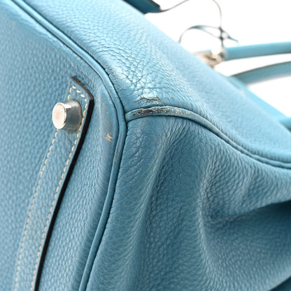 Hermes Togo Birkin 30 Blue Jean 16 of 22