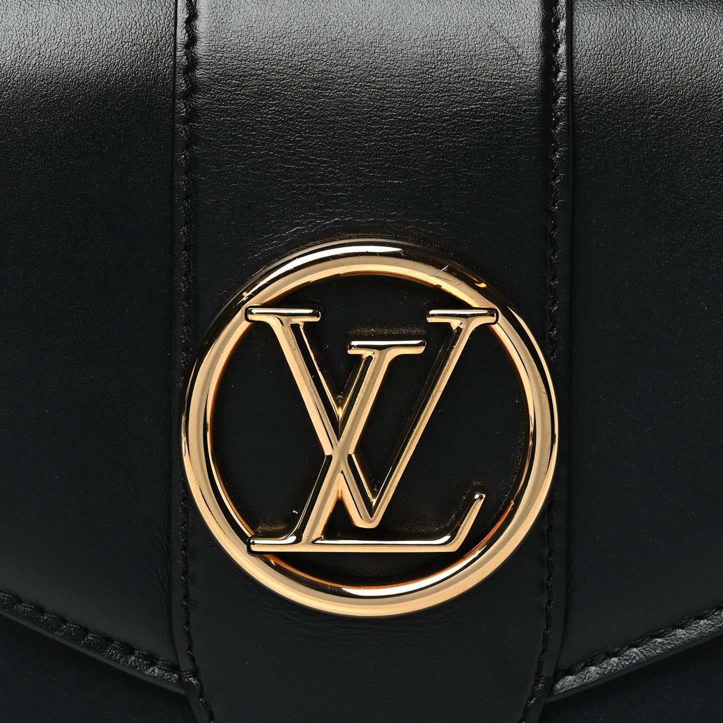 Smooth Calfskin LV Pont 9 Black