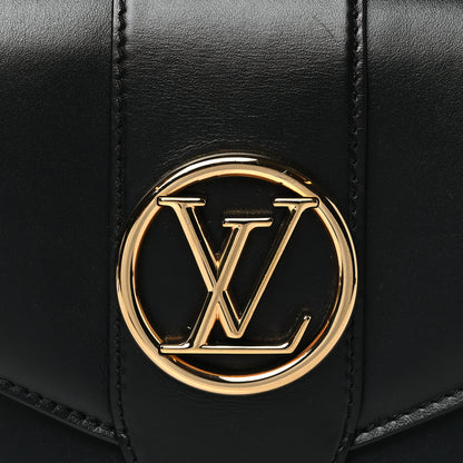Louis Vuitton Smooth Calfskin LV Pont 9 Black 7 of 10