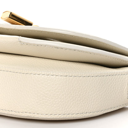 Tom Ford Grained Calfskin Padlock Crossbody Bag Chalk 10 of 10