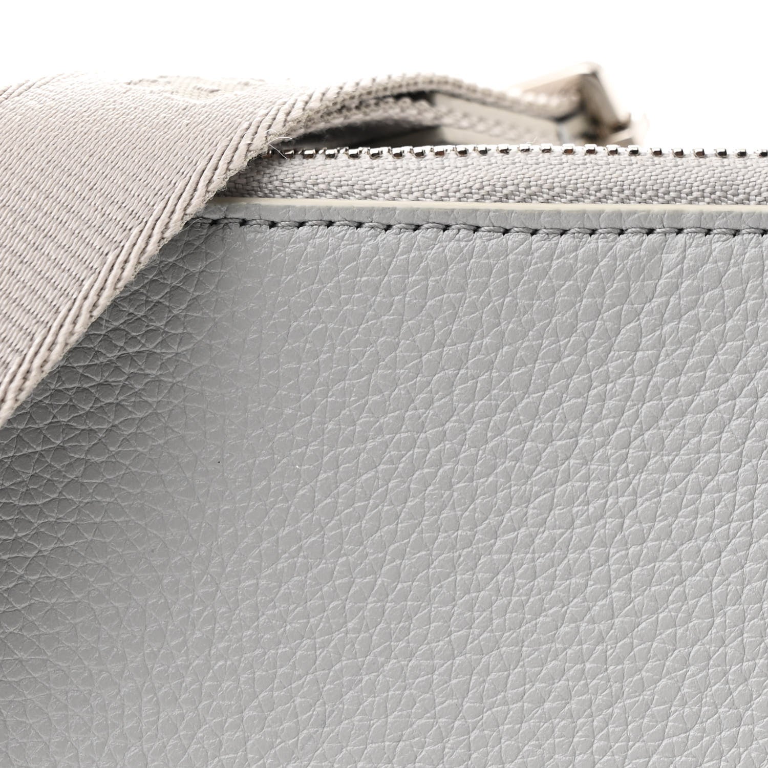 Christian Dior X AIR JORDAN Grained Calfskin Crossbody Grey 10 of 14