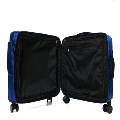Gucci Econyl Nylon Monogram Off The Grid Suitcase Guilted Blue Black 4 of 9