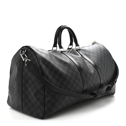 Louis Vuitton Damier Graphite Keepall Bandouliere 55 2 of 11