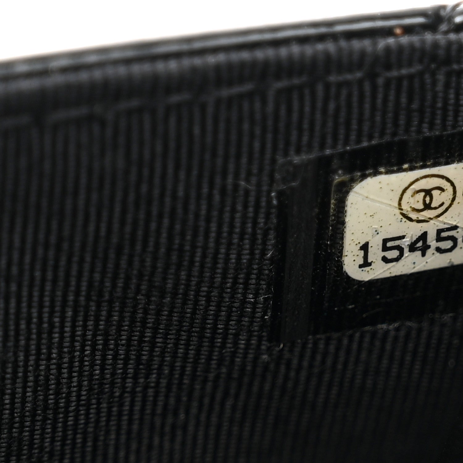 Chanel Patent Quilted Wallet On Chain WOC Black 9 of 12