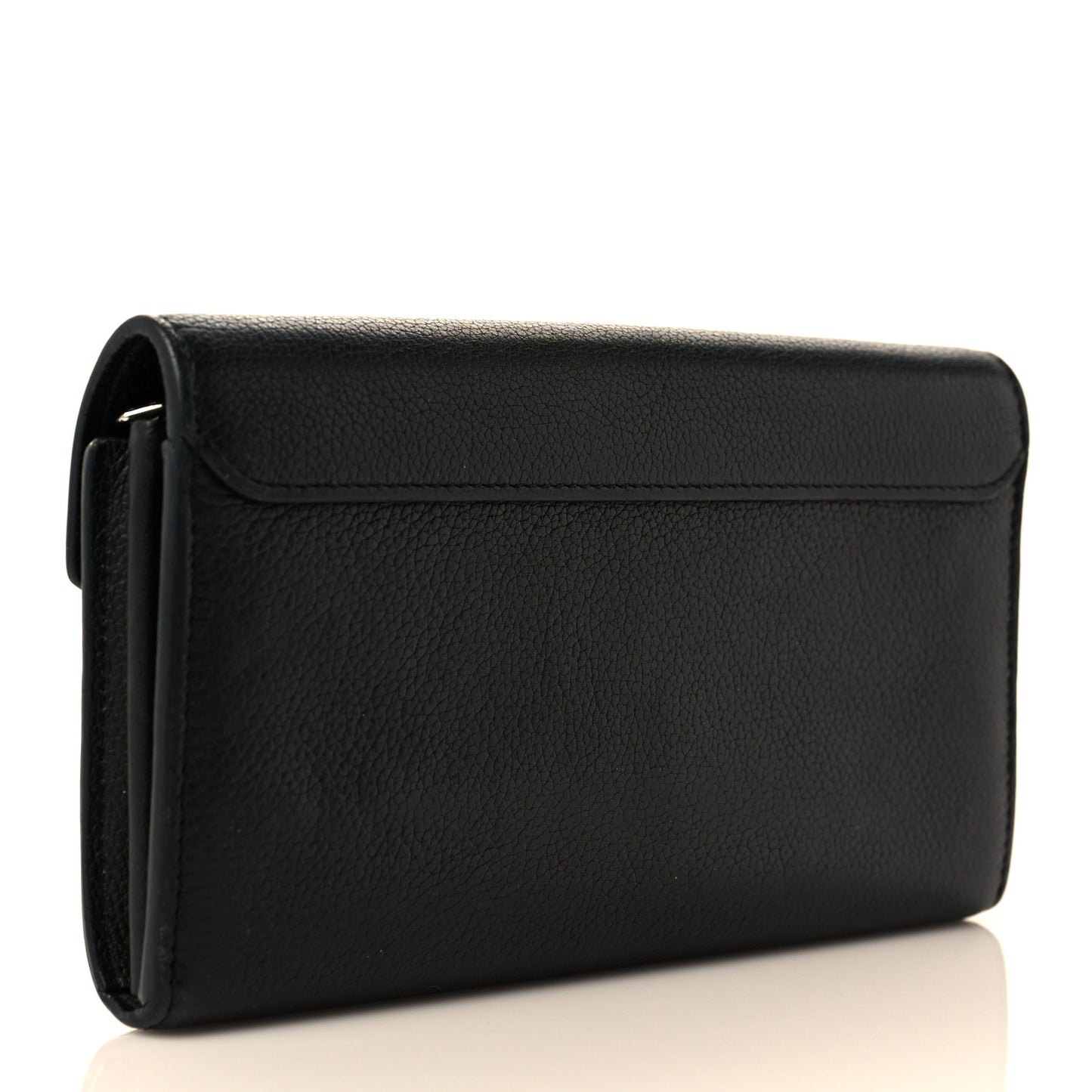 Soft Calfskin My Lockme Wallet Black