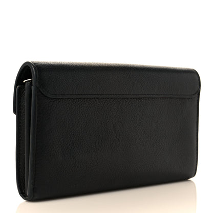 Louis Vuitton Soft Calfskin My Lockme Wallet Black 3 of 9