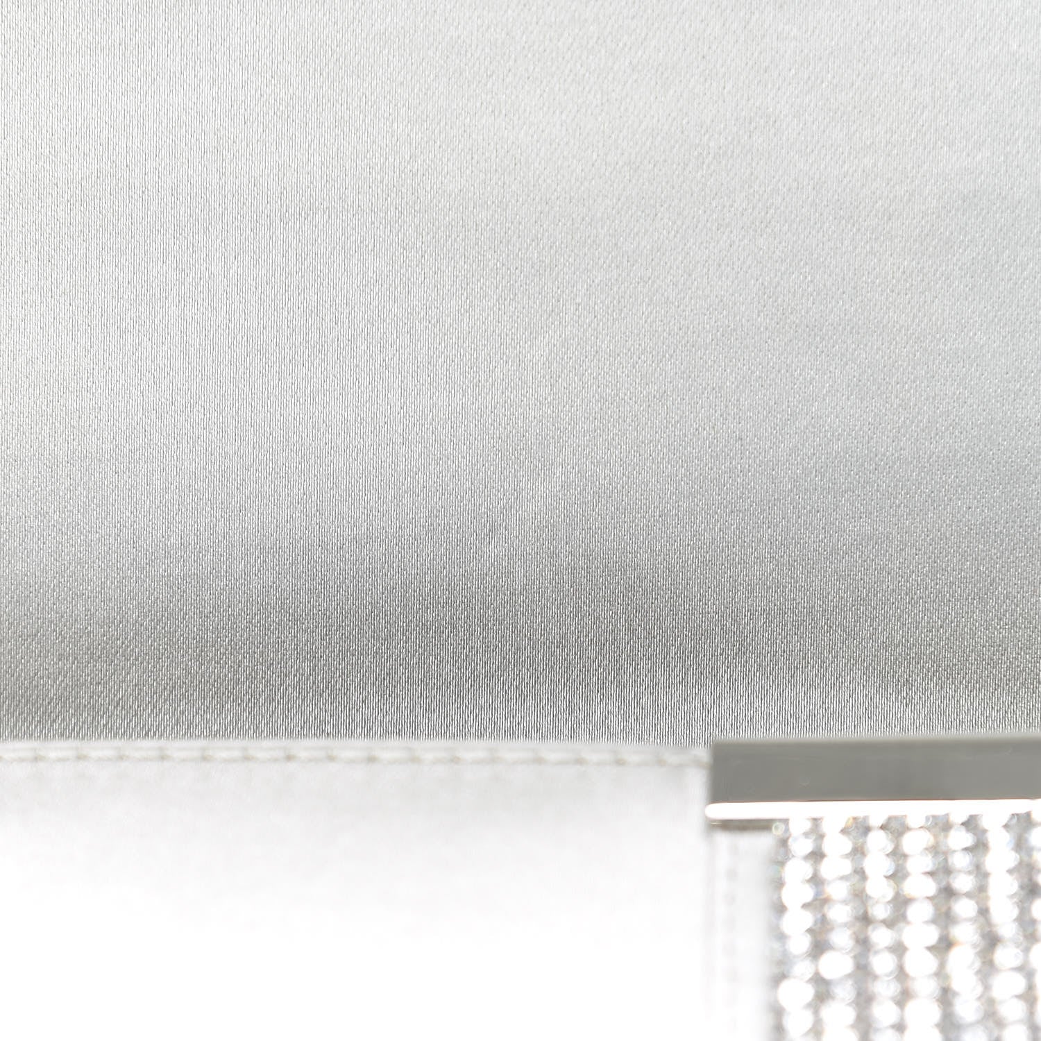Dolce & Gabbana DOLCE & GABBANA Satin Crystal Miss Sparkle Chain Clutch Silver 10 of 10