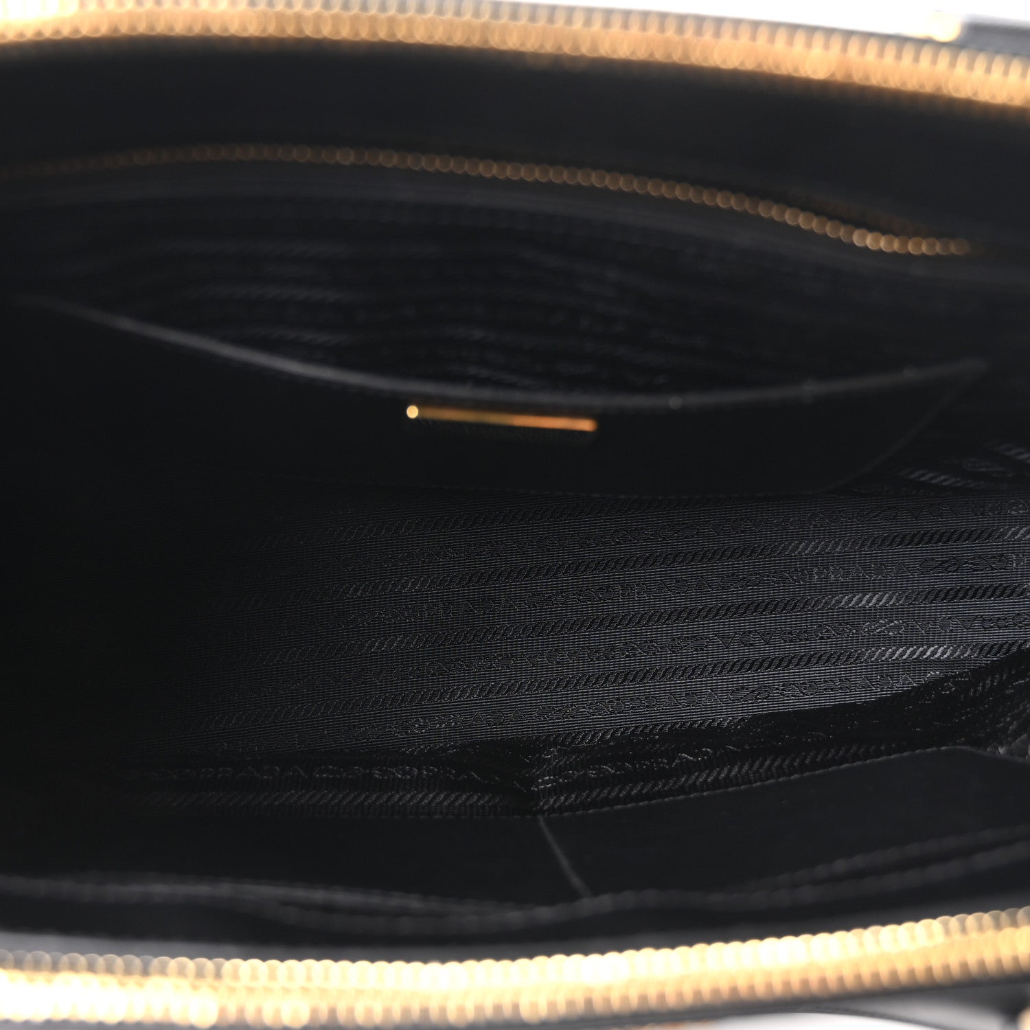 Prada Saffiano Lux Large Galleria Double Zip Tote Black 5 of 10