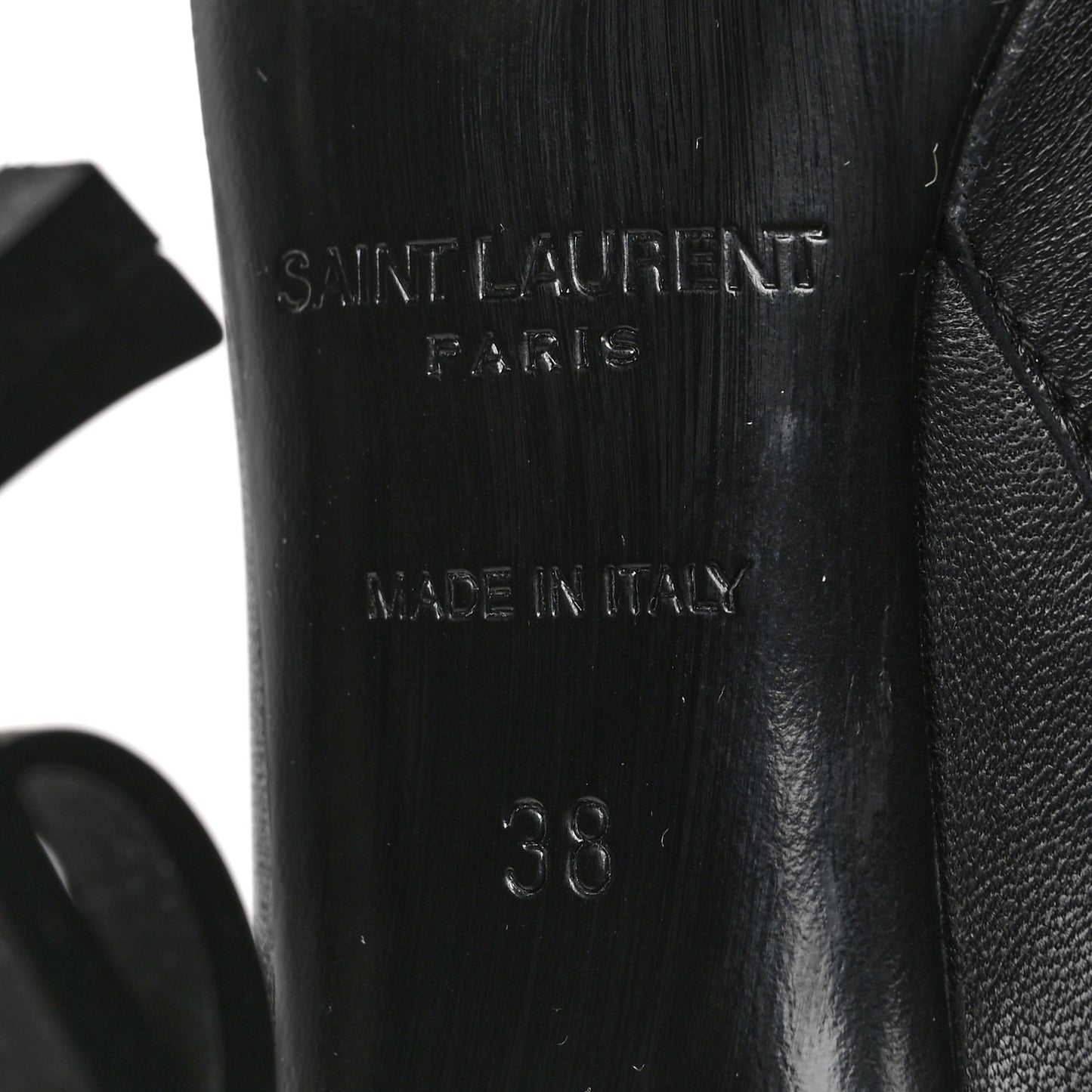 Calfskin Opyum Ankle Boots 38 Black