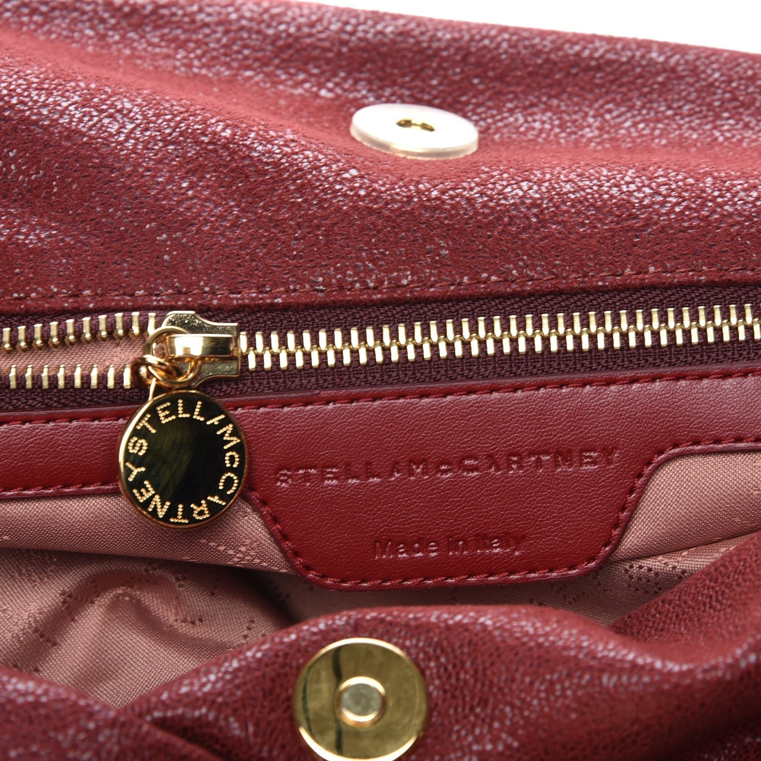 Stella McCartney Shaggy Deer Small Falabella Tote Ruby 6 of 8