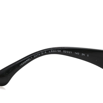 Chanel Acetate Calfskin Square Sunglasses 5474-Q-A Black 6 of 8