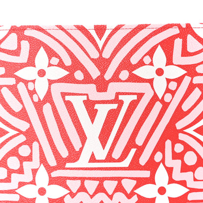 Louis Vuitton Monogram Giant Crafty Pochette Toiletry 26 Rouge Rose Creme 8 of 8