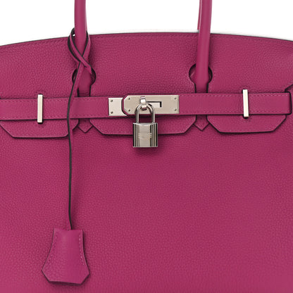 Hermes Togo Birkin 30 Rose Pourpre 8 of 12