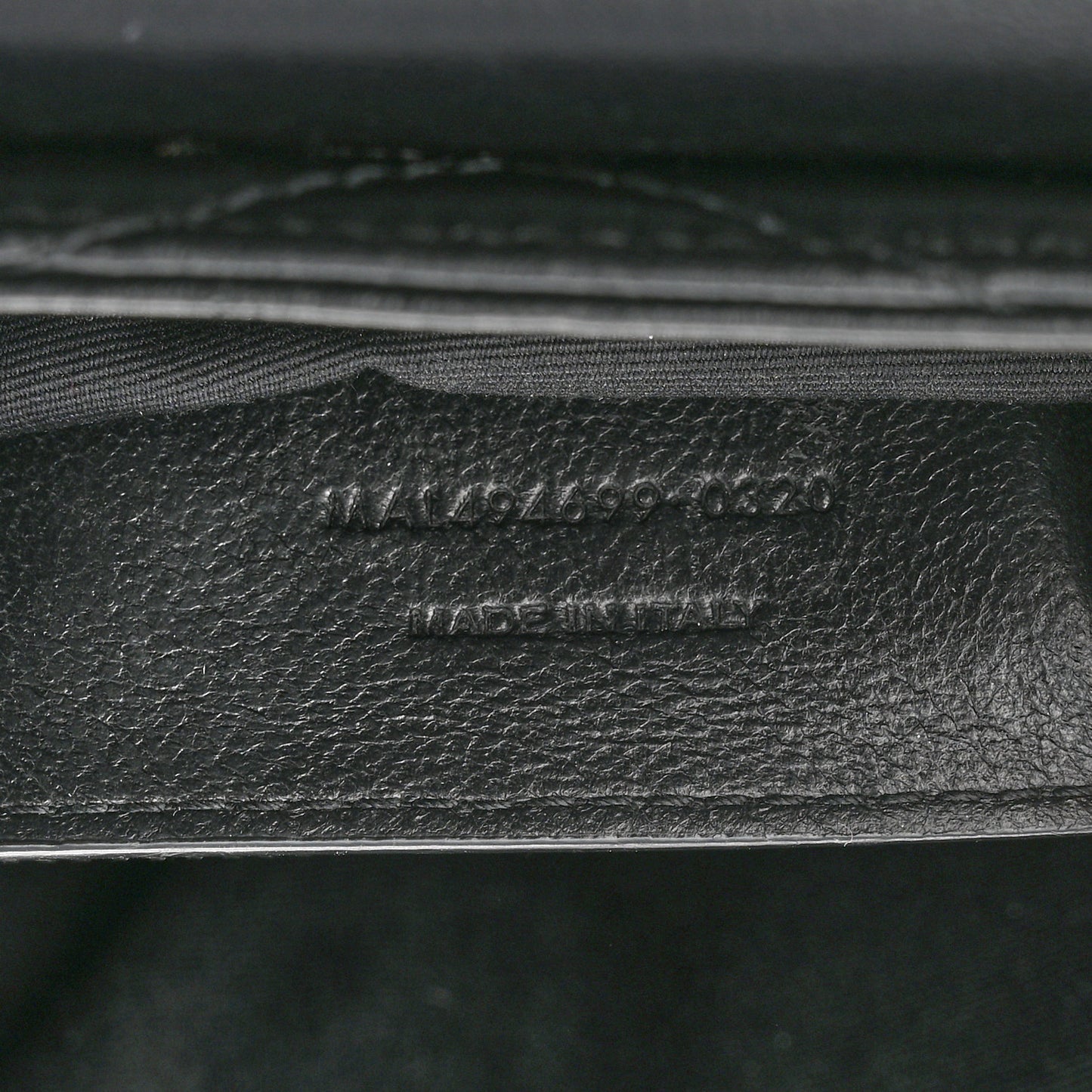 Calfskin Y Quilted Monogram Small Loulou Chain Satchel Black