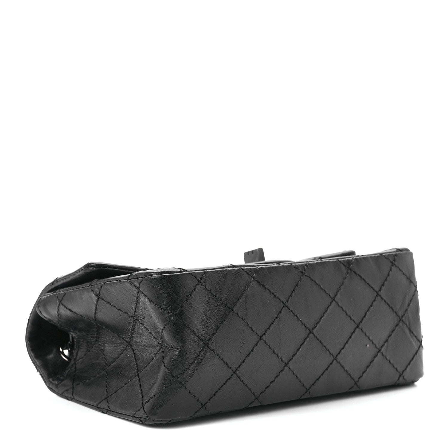 Chanel Aged Calfskin Quilted 2.55 Reissue Mini Flap So Black 4 of 10