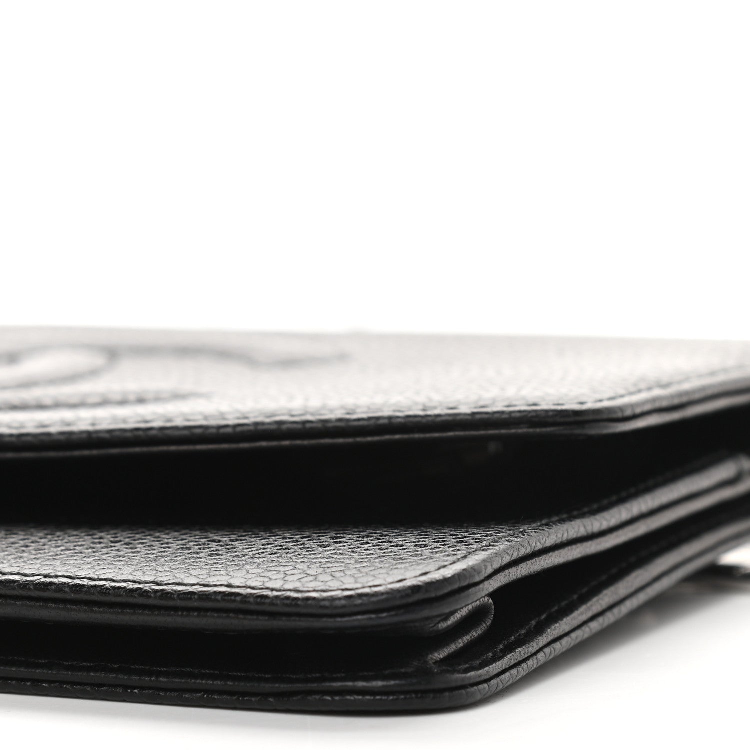 Chanel Caviar Timeless CC Wallet On Chain WOC Black 10 of 10