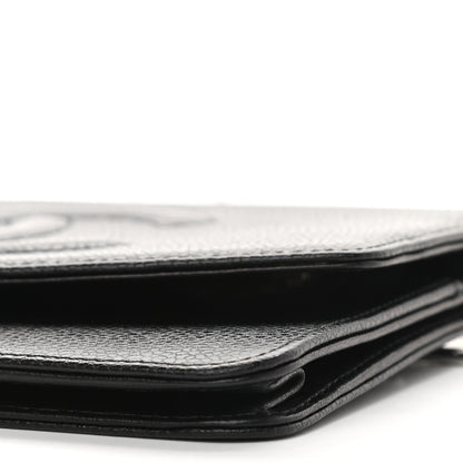 Chanel Caviar Timeless CC Wallet On Chain WOC Black 10 of 10