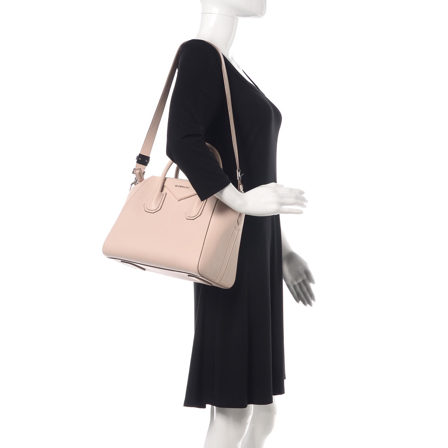 Givenchy Sugar Goatskin Small Antigona Nude Pink 2 of 11