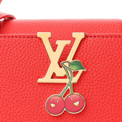 Louis Vuitton LV X TM Taurillon Cerises Capucines BB Rouge 8 of 11