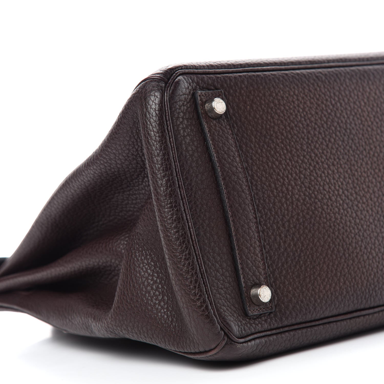 Hermes Togo HAC Birkin 32 Chocolate 6 of 14