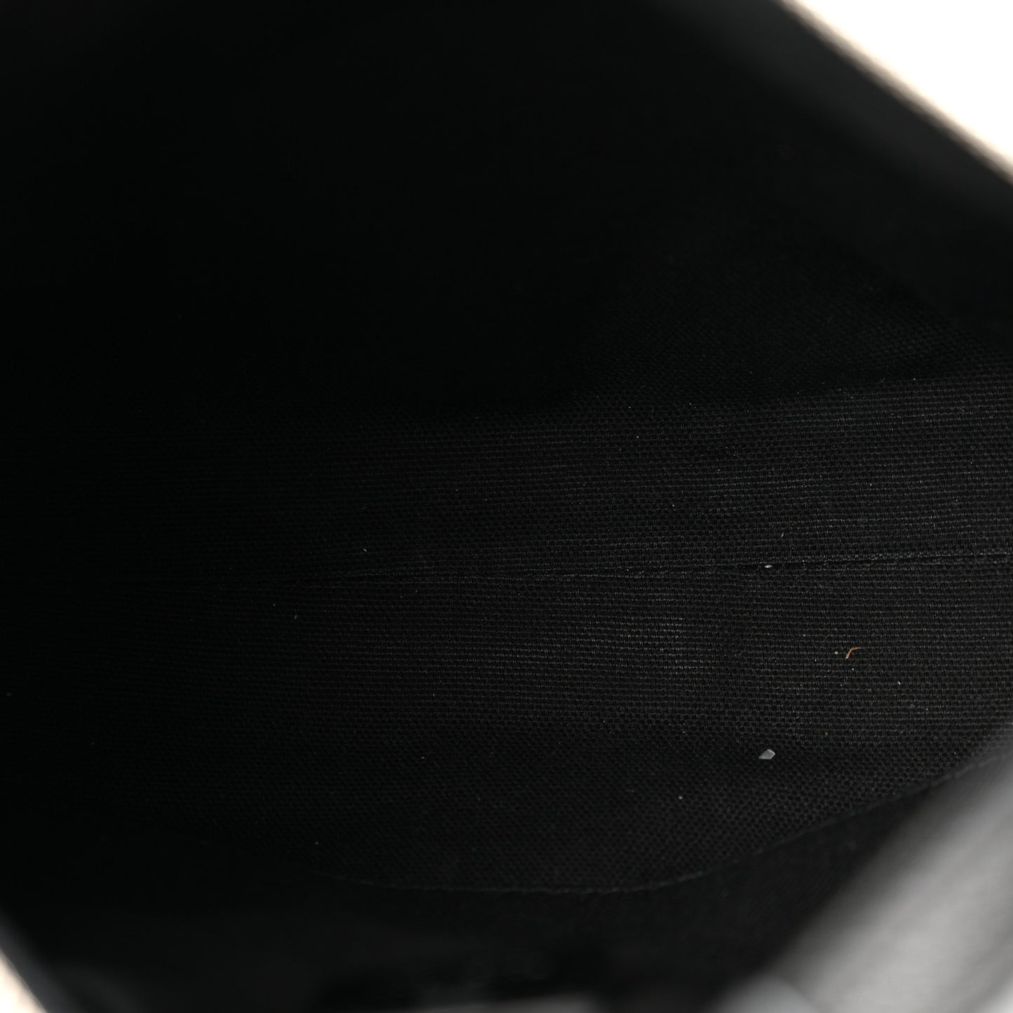 Crinkled Calfskin Small Voyou Bag Black