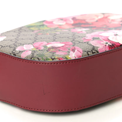 Gucci GG Supreme Monogram Blooms Mini Chain Shoulder Bag Beige Multicolor Dry Rose 9 of 10